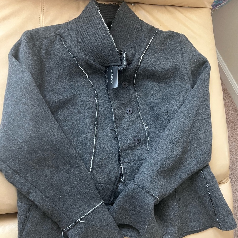 Peplum pea coat brand new